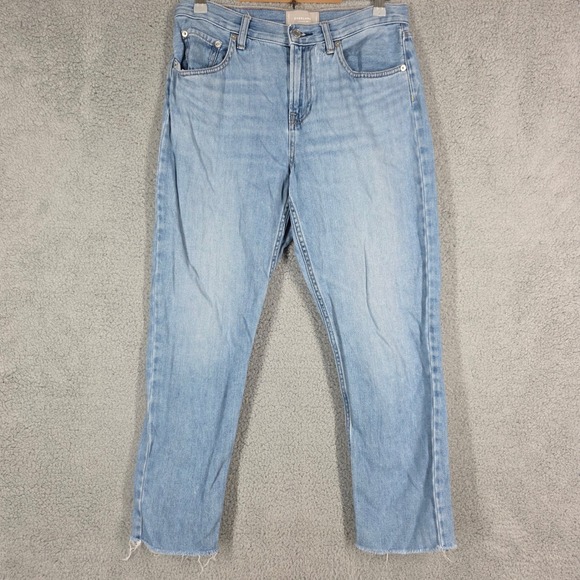 Everlane Denim - Everlane The Summer Jean Light Wash Distressed‎ Denim Womens Size 28 Regular